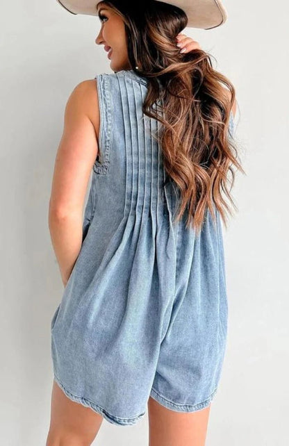 Denim Chic Romper